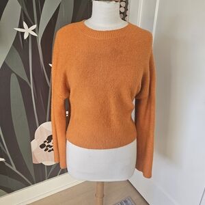 & Other Stories Vibrant Orange Crew Neck Sweater